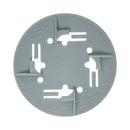 Base Plate 4.5 for use with the FinStand and CoilStand Concrete Supports