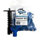 Starter Kit – 1 Driver & 50 FinCap Concrete Screed Chairs for slab-on-grade