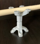 Adjustable FinStand Concrete Form Support used with FinCaps and JAWS Screed Chairs on Wood or Metal Decks