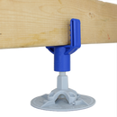 Adjustable JAWS Small Concrete Screed Support for use with 2x4 Wood Screeds
