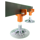 Adjustable JAWS RailFin Concrete Screed Chair for use with 1/4" Flat Rolled Steel Screed Rails