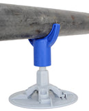 Adjustable FinStand Concrete Form Support used with FinCaps and JAWS Screed Chairs on Wood or Metal Decks
